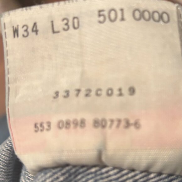 Vintage USA Levis 501 🔥 32/27 - Picture 8 of 9